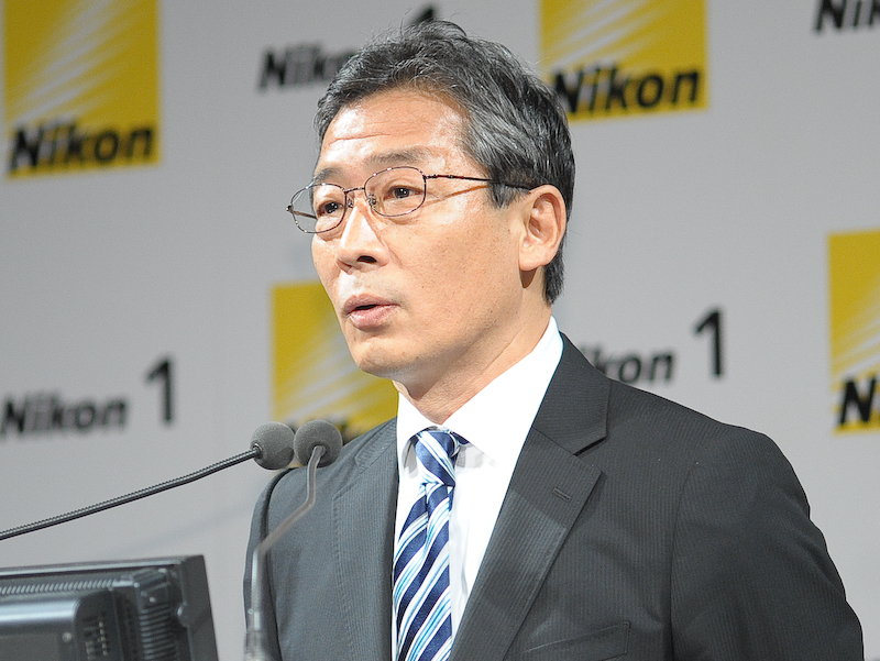 <b>ニコンイメージングジャパン取締役社長の五代厚司氏</b>