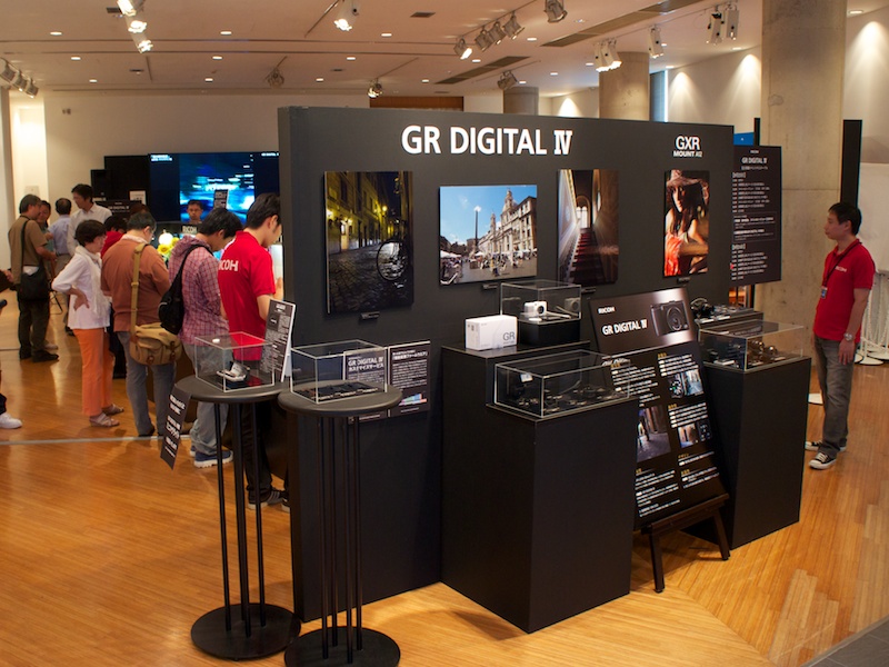 <b>「GR DIGITAL IV先行体験イベント」会場の様子</b>