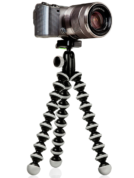 <b>ゴリラポッド・ハイブリッドの装着例</b>