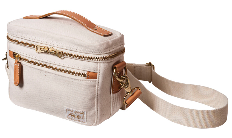 <b>Nikon×PORTER スクエアショルダー ミニ（キャンバス）オフホワイト</b>