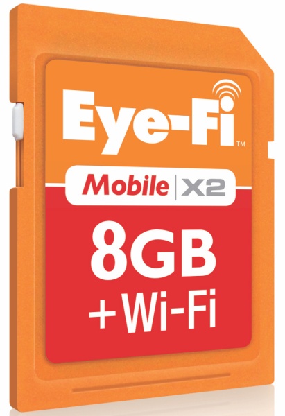 <b>Eye-Fiアプリのダイレクトモードに対応するEye-Fi Mobile X2</b>
