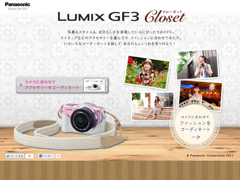 <b>LUMIX GF3 CLOSET</b>