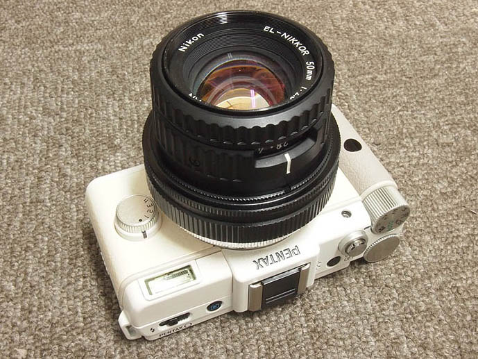 <b>EL-NIKKORの装着例</b>