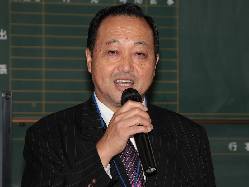 <b>タムロン代表取締役社長の小野守男氏</b>