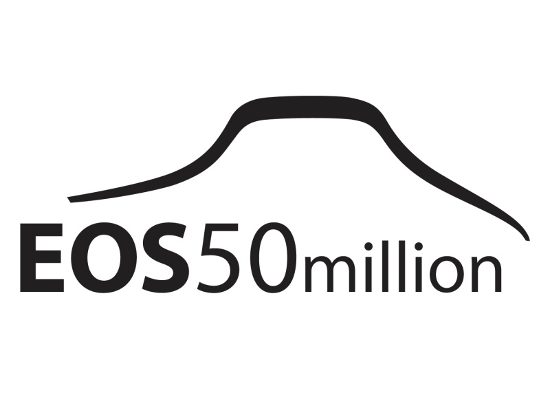 <b>EOS5,000万台記念ロゴ</b>