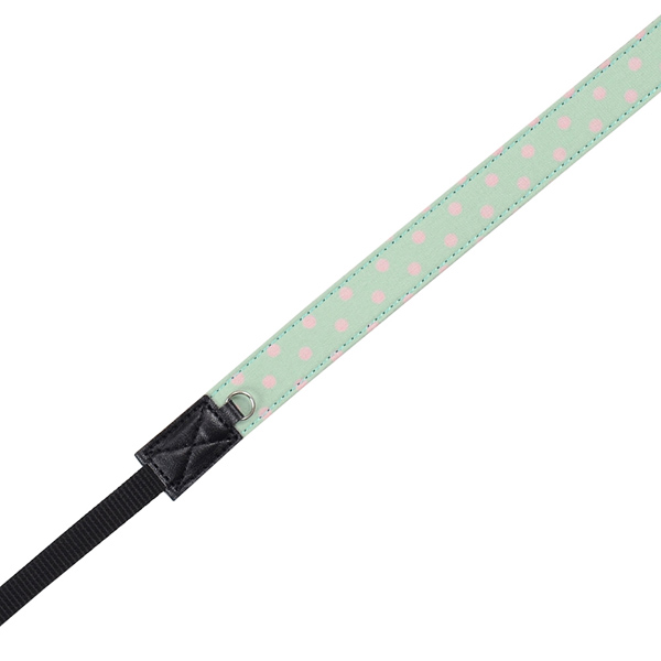 <b>E-6402 水玉 （グリーン×ピンク）</b>