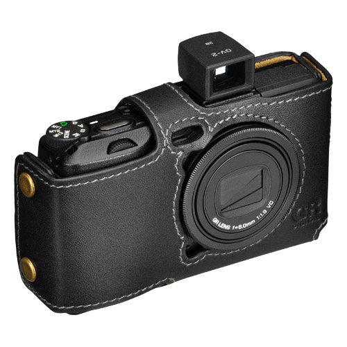 <b>GR DIGITAL IV用本革ボディスーツ（ブラック）DBS-GR4BK</b>