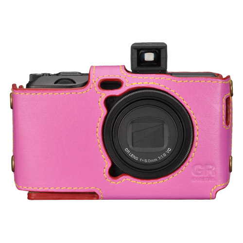 <b>GR DIGITAL IV用本革ボディスーツ（チェリーピンク）DBS-GR4CPK</b>