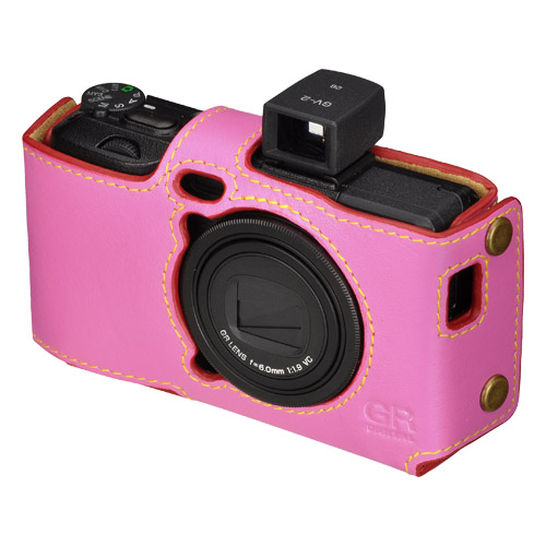 <b>GR DIGITAL IV用本革ボディスーツ（チェリーピンク）DBS-GR4CPK</b>