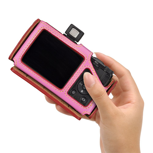 <b>GR DIGITAL IV用本革ボディスーツ（チェリーピンク）DBS-GR4CPK</b>