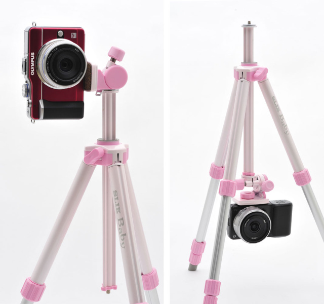 <b>雲台をエレベーター下部に取り付けてローアングルにも対応</b>