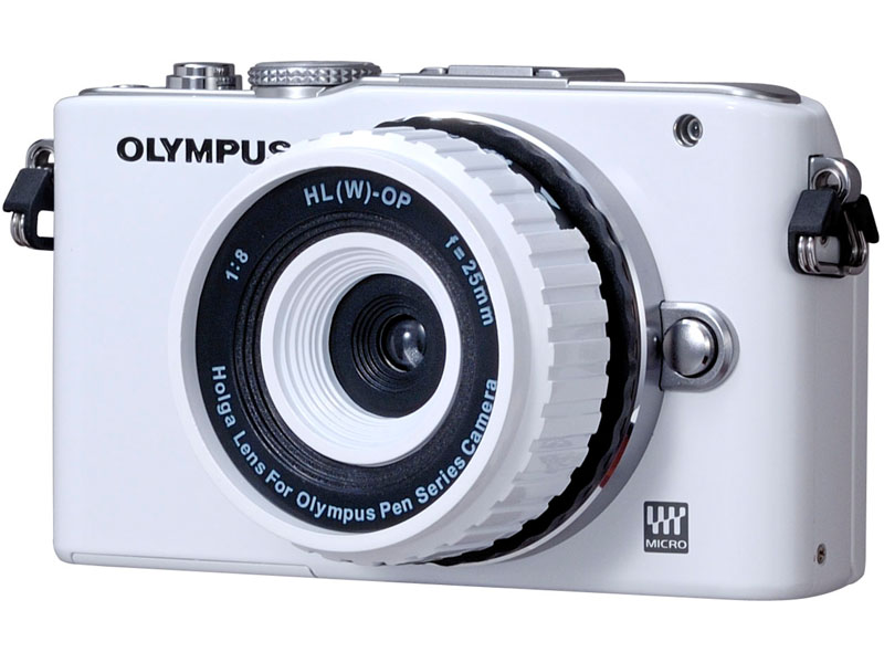 <b>HL(W)-OP-WE（オリンパスPEN用）の装着例</b>