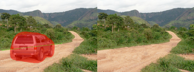 <b>オブジェクトの消去例（インフィニシス提供）</b>