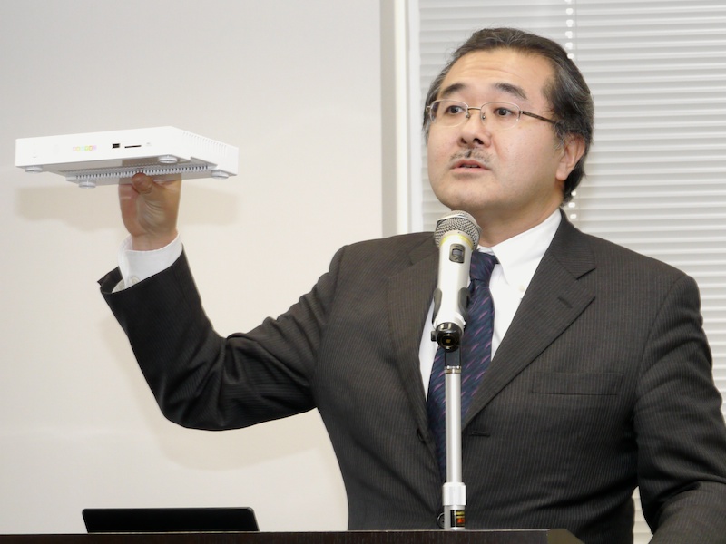 <b>デジタルホーム事業部の石井希典事業部長</b>