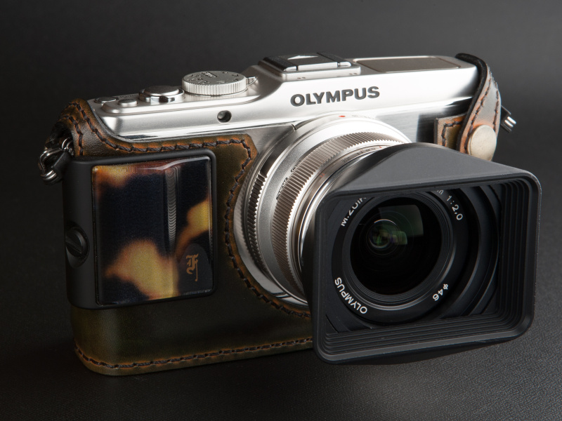 <b>スタンダードケースも外側からカメラグリップが装着できる</b>