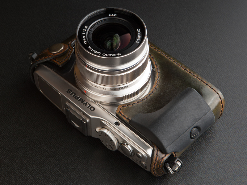 <b>純正の大型グリップ「MCG-2」も装着できる。ケースの上にグリップという見え方が新鮮だ</b>