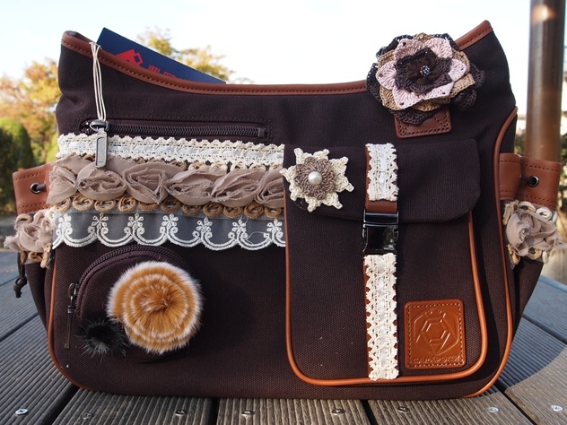 <b>ファー&amp;レースローズデコレーション（2万5,000円）</b>