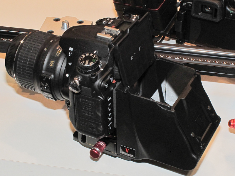 <b>PRO FINDERを装着したところ</b>