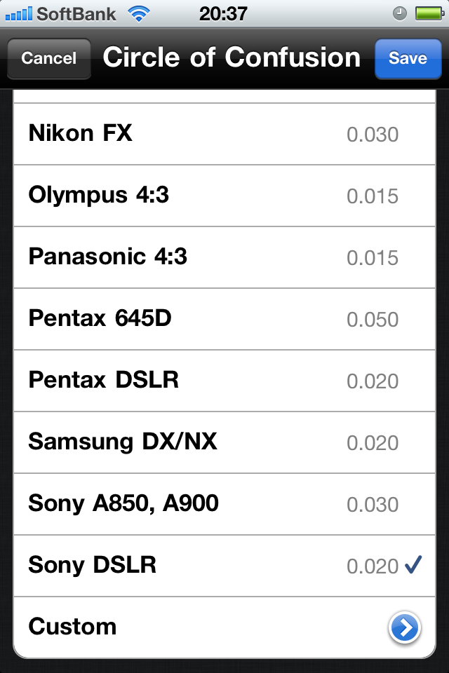 <b>35mmのほか、4:3やAPS-Cなどが揃っている</b>