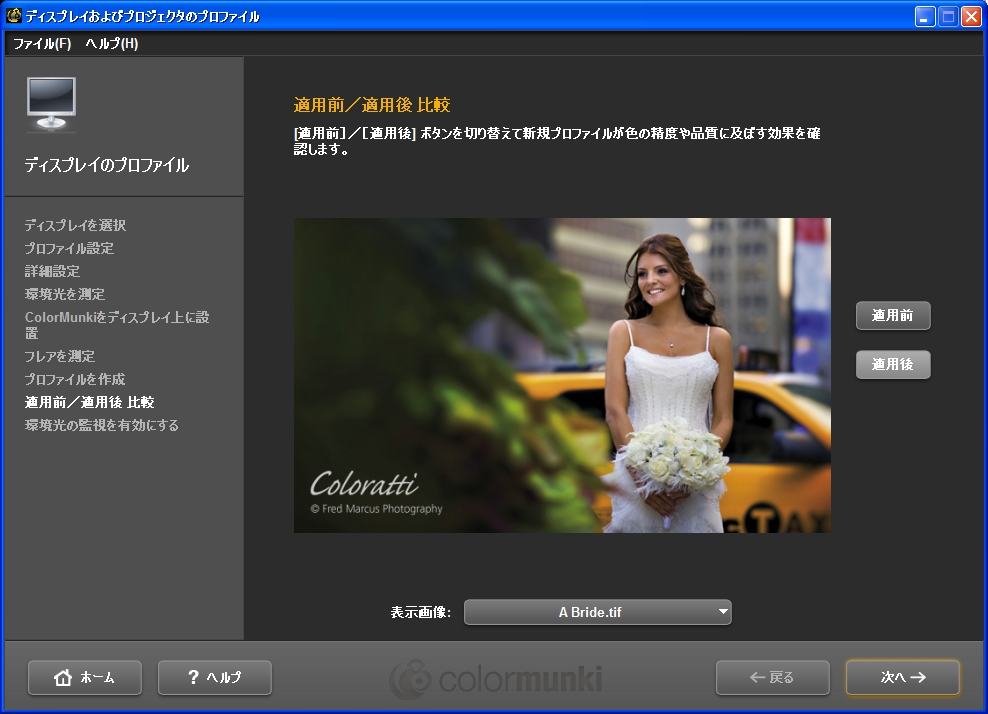 <b>いくつかの画像で適用前と適用後の表示を比較できる</b>
