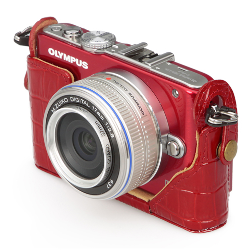 <b>クロコ調レッド</b>