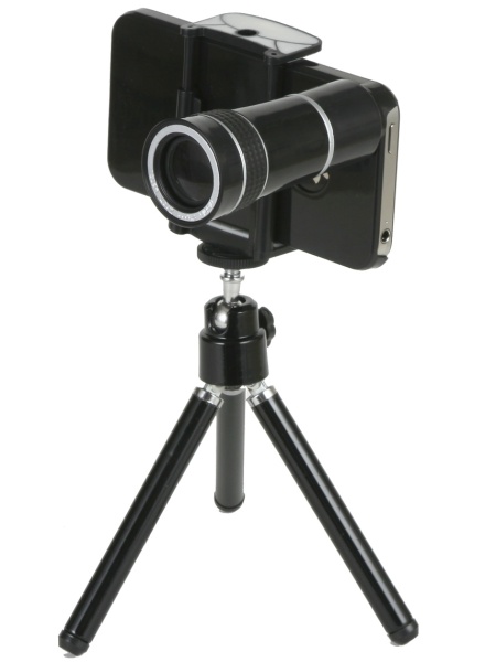 <b>付属のユニバーサルホルダーとミニ三脚の使用例</b>