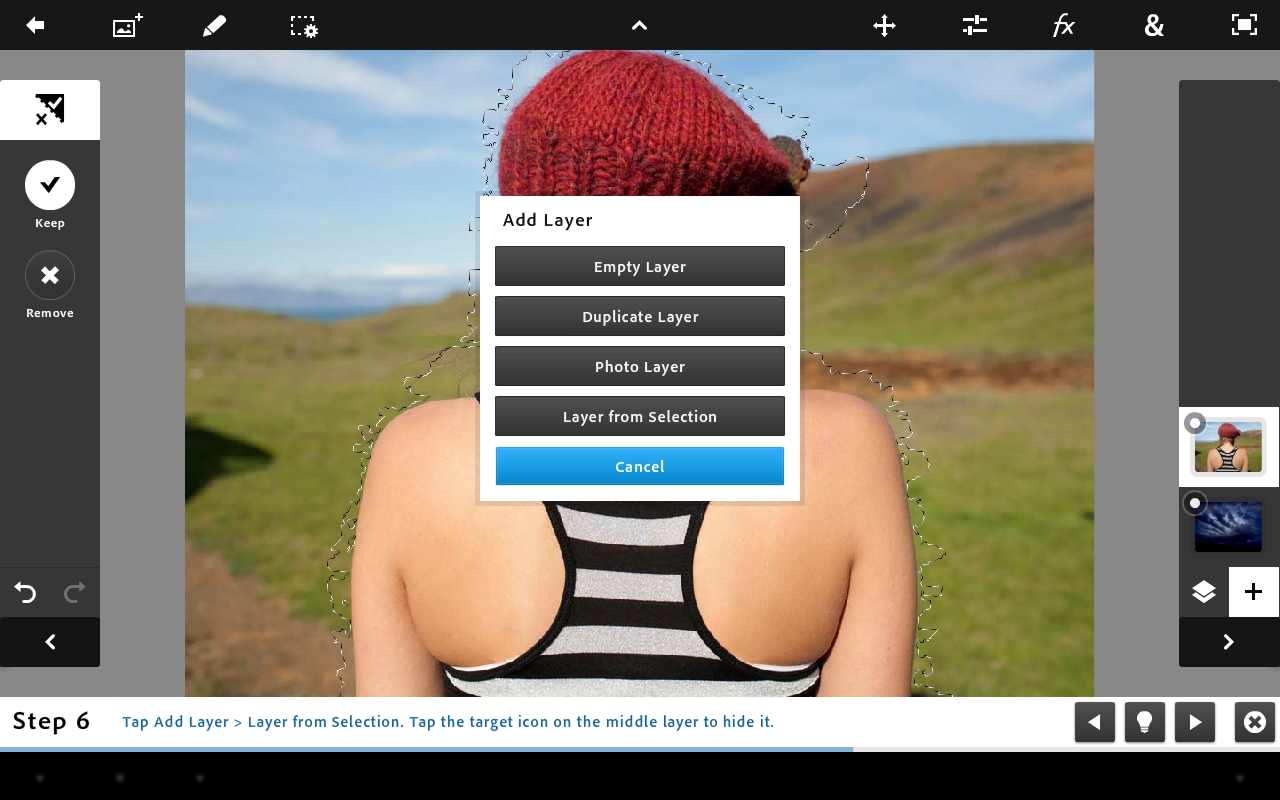 <b>レイヤーの新規作成画面</b>