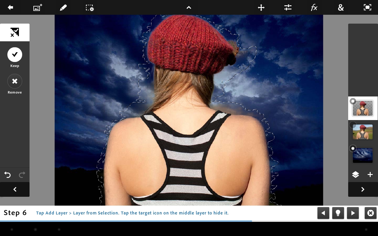 <b>レイヤーを個別に非表示にできる</b>