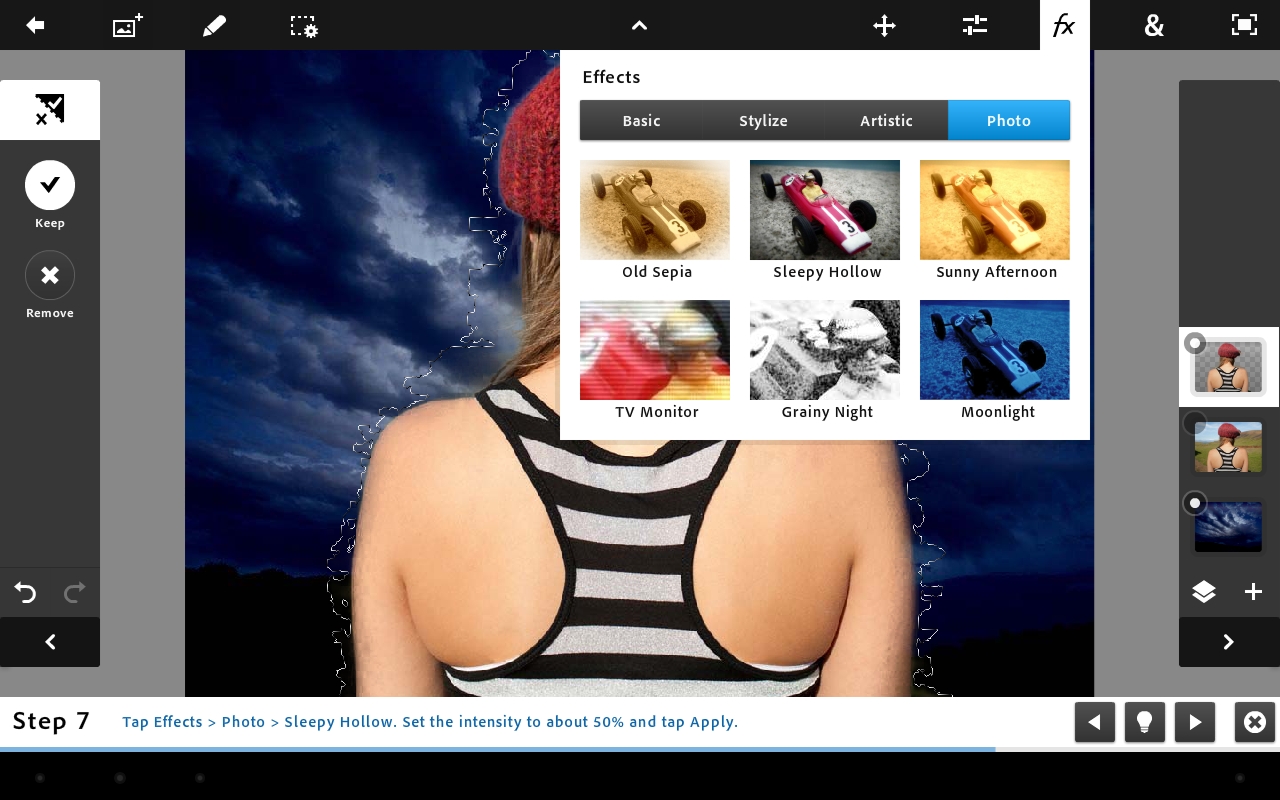 <b>エフェクト画面</b>