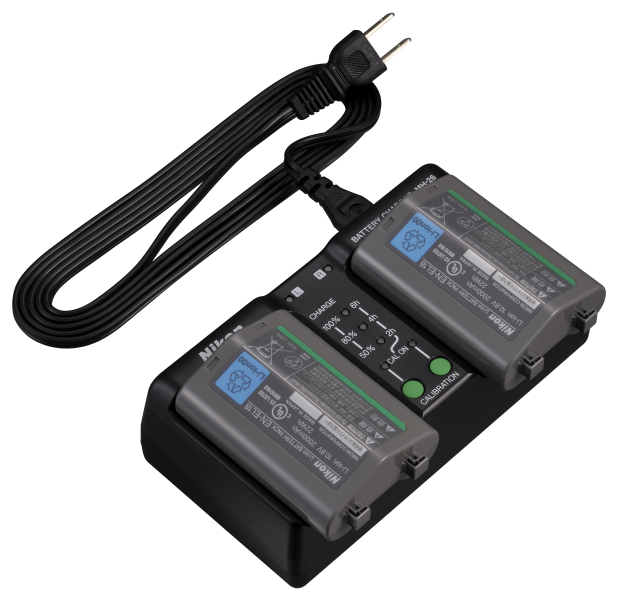 <b>同時に2つのバッテリーを充電できる</b>