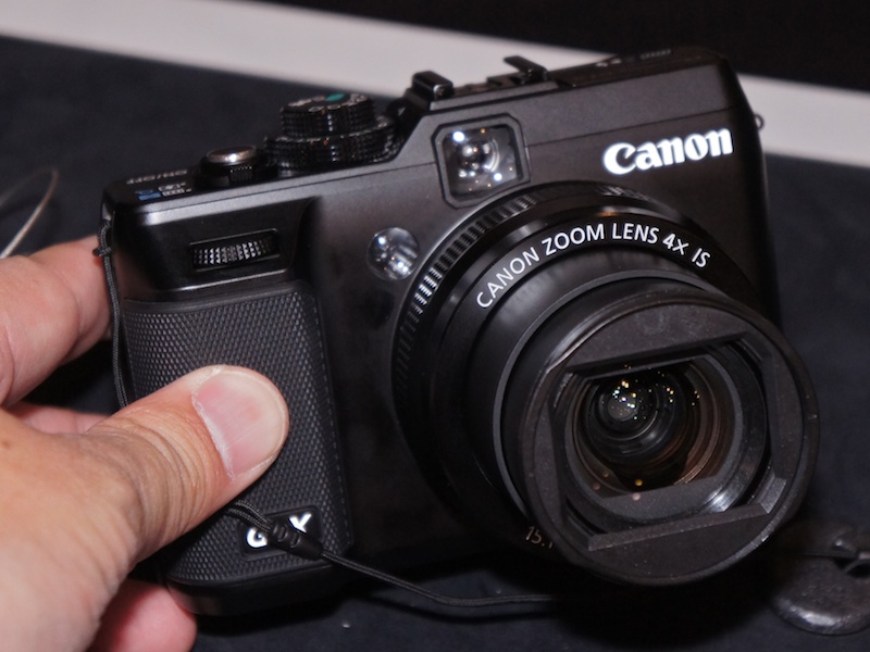 <b>2012 International CESの前日にラスベガスで行なわれたイベント「Digital Experience」に出品されていたPowerShot G1 X</b>