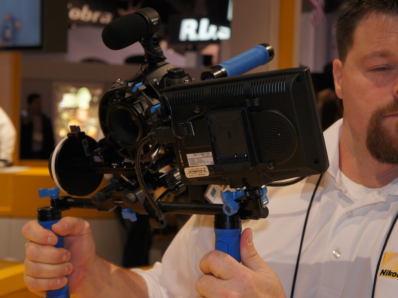 <b>動画関連の撮影用品を紹介していた</b>