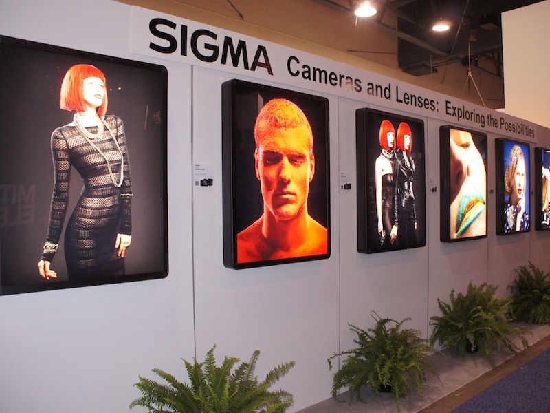 <b>CP+やPMAなどのカメラ系イベントと同様、SD1で撮影された作品の展示も行なっていた</b>