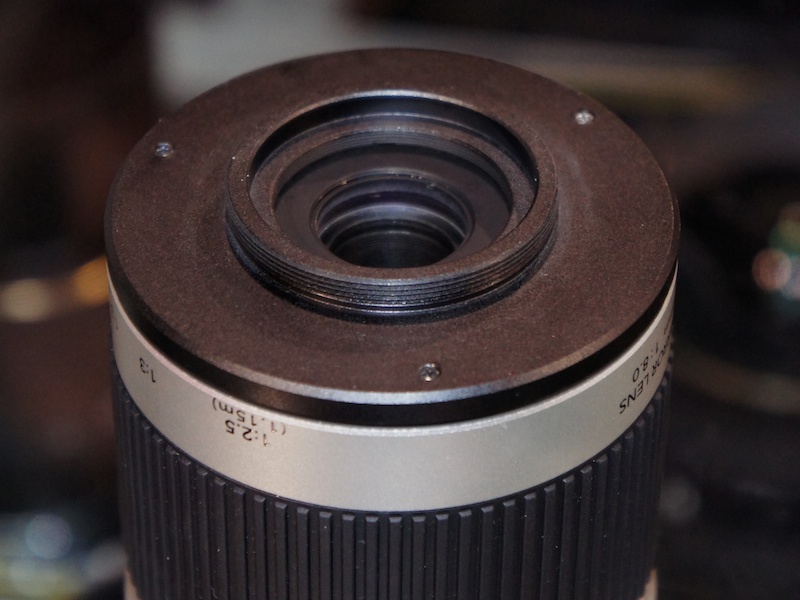 <b>レンズマウント部（Tマウント）</b>
