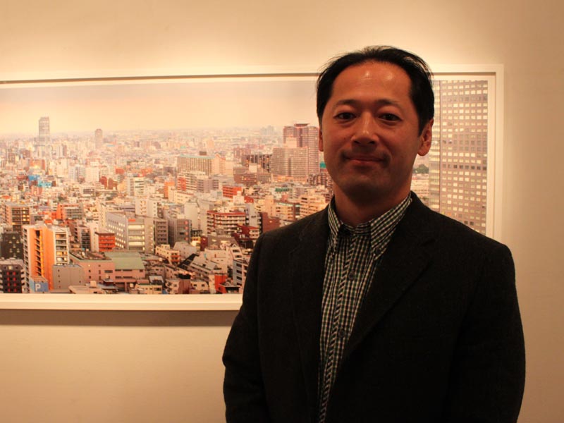 <b>東京スカイツリーが見える光景の撮影は続けますと佐藤信太郎さん</b>