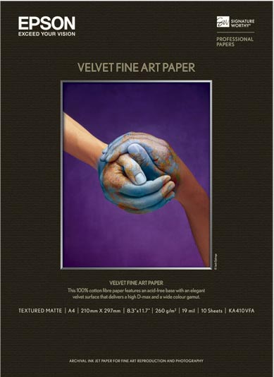 <b>Velvet Fine Art Paper</b>