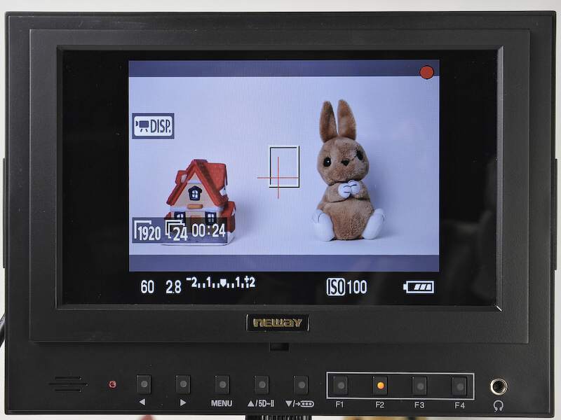 <b>通常表示での録画画面。かなり無駄なスペースが多い</b>