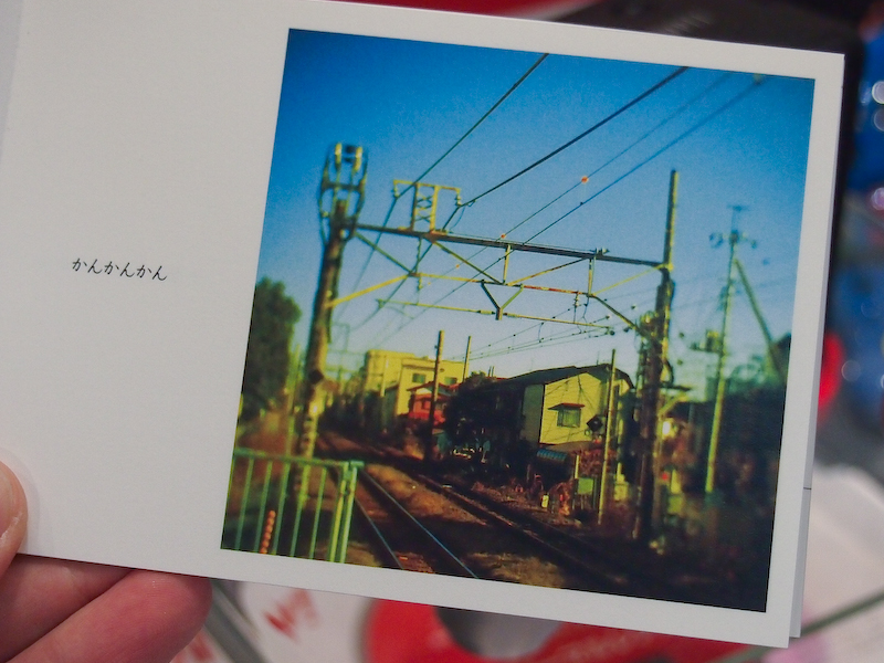 <b>作例のプリントも展示してあった</b>