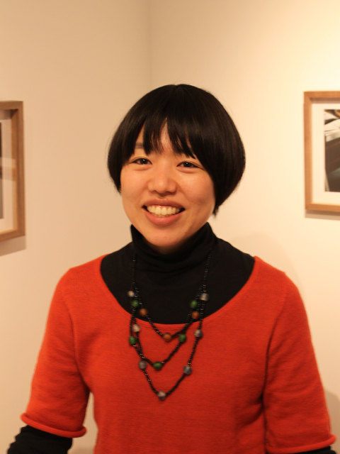 <b>林田摂子さん。2月18日（土）16時から会場でアーティストトークを開催。入場無料。参加希望者はギャラリーWebサイトより申し込みを</b>