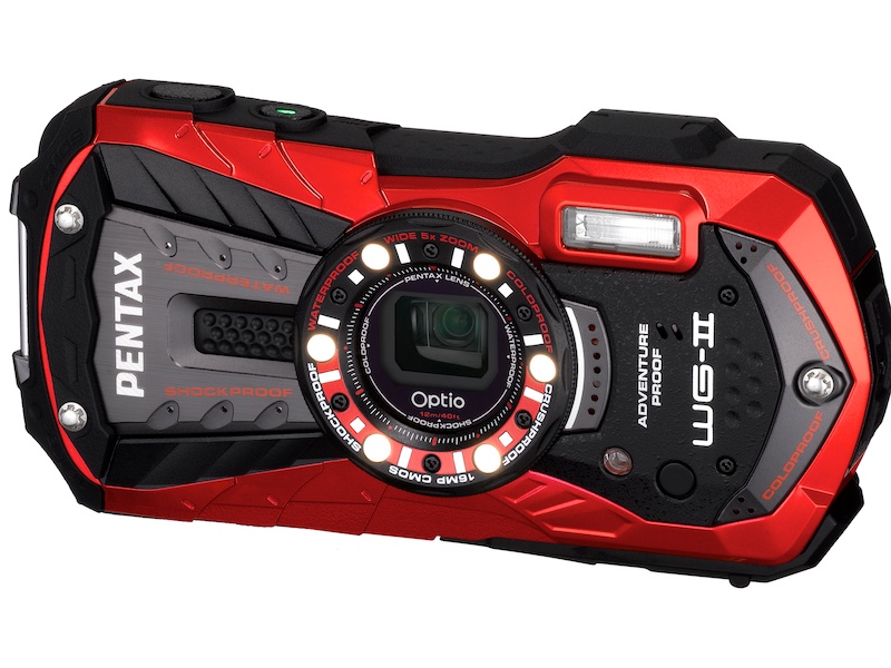 <b>Optio WG-2（バーミリオンレッド）</b>