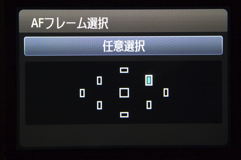 <b>顔の位置にあるAFフレームを使うとピント合わせがスムーズにできる</b>