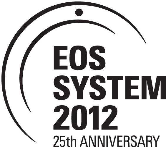 <b>「EOSシステム」25周年記念マーク</b>