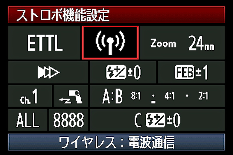<b>今回は試すことができなかったが、新型ストロボ「600EX-RT」などの電波通信にも対応している</b>