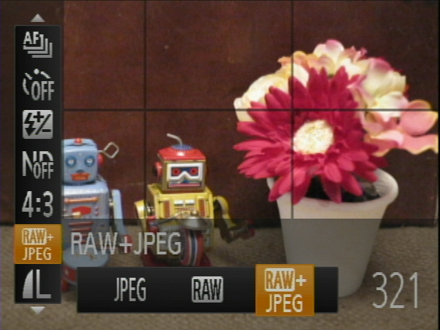 <b>RAW記録にも対応</b>