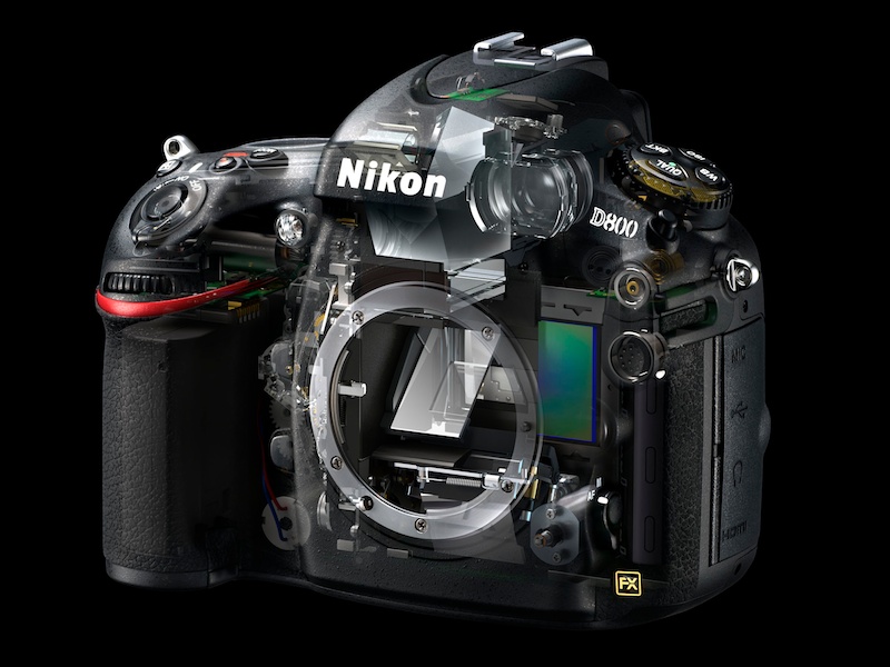 <b>D800の透視イラスト</b>