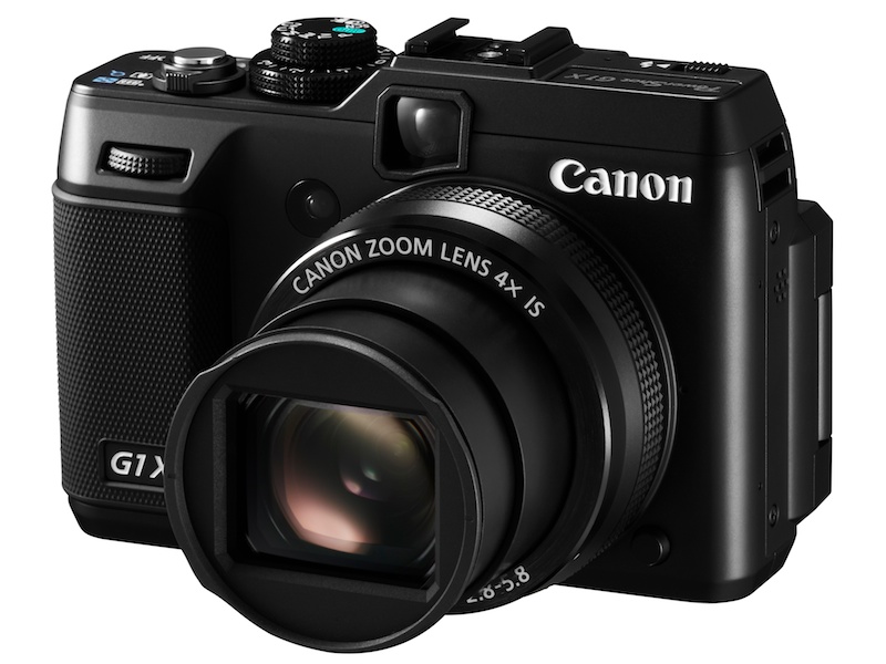 <b>PowerShot G1 X。1.5型センサー搭載の4倍ズーム機。実勢価格は7万1,800円前後。発売は9日</b>