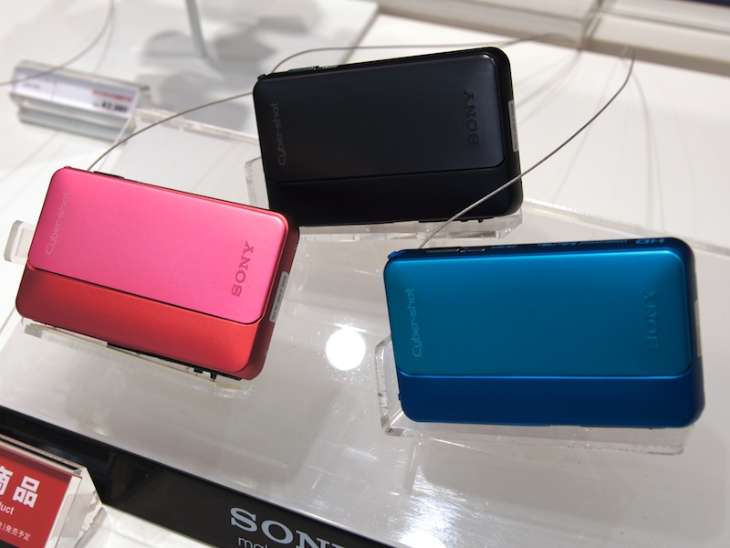 <b>4月20日発売のサイバーショットDSC-TX20もあった</b>