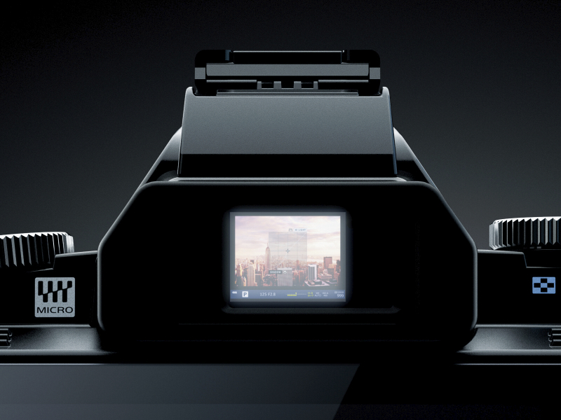 <b>OM-D E-M5のEVF</b>