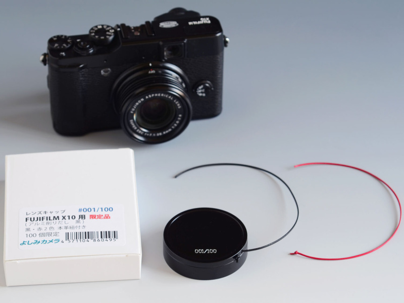 <b>レンズキャップ FUJIFILM X10用（カメラは含まない。以下同）</b>