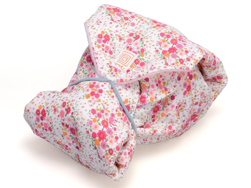 <b>一眼レフカメラを包んだ例</b>